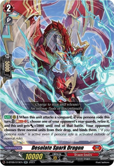 Image for Desolate Spark Dragon (D-BT09: Dragontree Invasion) (D-BT09/019EN) - Cardfight Vanguard