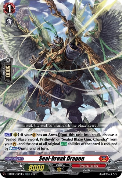 Image for Seal-break Dragon (D-BT09: Dragontree Invasion) (D-BT09/020EN) - Cardfight Vanguard