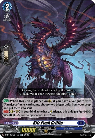 Image for Kitz Peak Griffin (D-BT09: Dragontree Invasion) (D-BT09/021EN) - Cardfight Vanguard