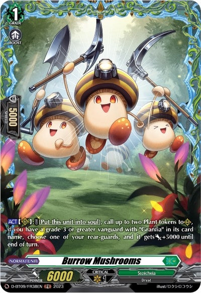 Image for Burrow Mushrooms (FR) (D-BT09: Dragontree Invasion) (D-BT09/FR38EN) - Cardfight Vanguard