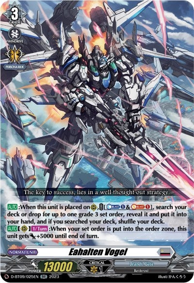 Image for Eahalten Vogel (D-BT09: Dragontree Invasion) (D-BT09/025EN) - Cardfight Vanguard