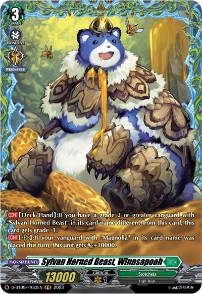 Image for Sylvan Horned Beast, Winnsapooh (FR) (D-BT09: Dragontree Invasion) (D-BT09/FR33EN) - Cardfight Vanguard
