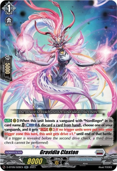 Image for Gravidia Claxton (D-BT09: Dragontree Invasion) (D-BT09/028EN) - Cardfight Vanguard