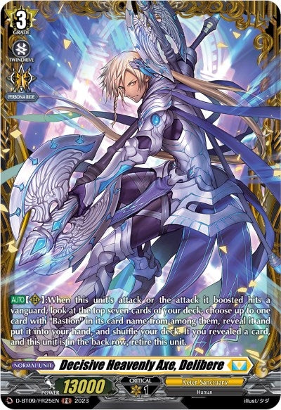 Image for Decisive Heavenly Axe, Delibere (FR) (D-BT09: Dragontree Invasion) (D-BT09/FR25EN) - Cardfight Vanguard
