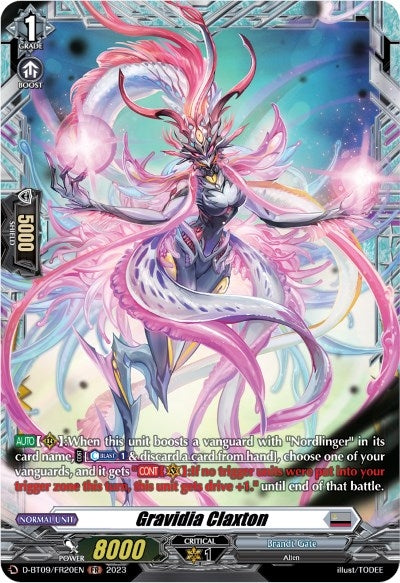 Image for Gravidia Claxton (FR) (D-BT09: Dragontree Invasion) (D-BT09/FR20EN) - Cardfight Vanguard