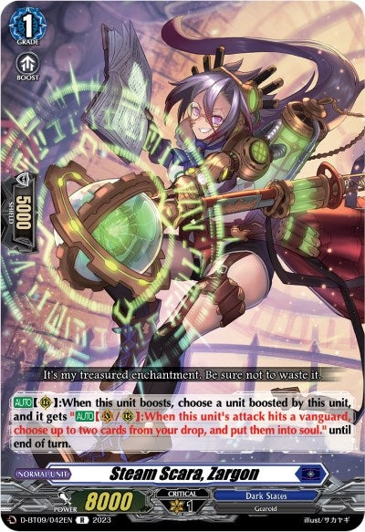 Image for Steam Scara, Zargon (D-BT09: Dragontree Invasion) (D-BT09/042EN) - Cardfight Vanguard