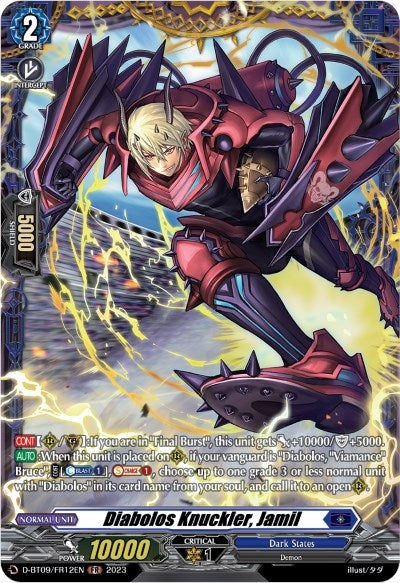 Image for Diabolos Knuckler, Jamil (FR) (D-BT09: Dragontree Invasion) (D-BT09/FR12EN) - Cardfight Vanguard