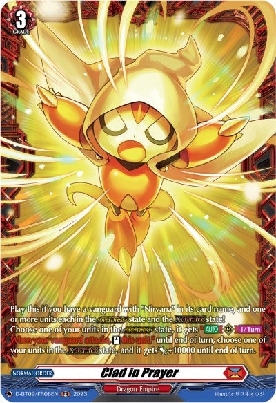 Image for Clad in Prayer (FR) (D-BT09: Dragontree Invasion) (D-BT09/FR08EN) - Cardfight Vanguard