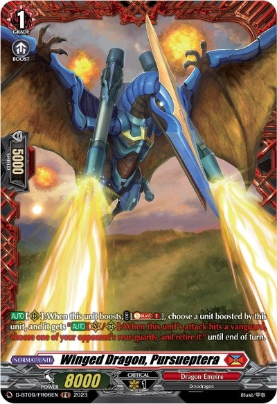Image for Winged Dragon, Pursueptera (FR) (D-BT09: Dragontree Invasion) (D-BT09/FR06EN) - Cardfight Vanguard