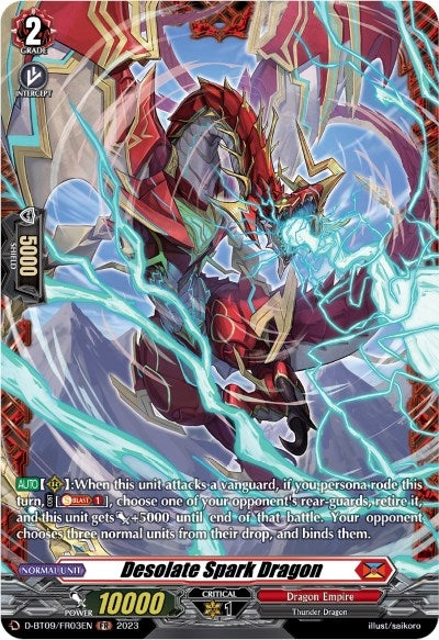 Image for Desolate Spark Dragon (FR) (D-BT09: Dragontree Invasion) (D-BT09/FR03EN) - Cardfight Vanguard