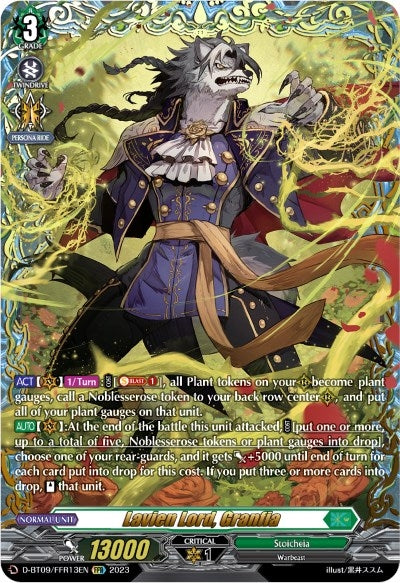 Image for Lavien Lord, Granfia (FFR) (D-BT09: Dragontree Invasion) (D-BT09/FFR13EN) - Cardfight Vanguard