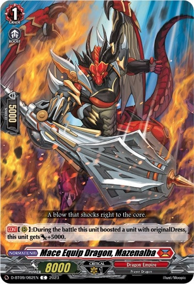 Image for Mace Equip Dragon, Mazenalba (D-BT09: Dragontree Invasion) (D-BT09/062EN) - Cardfight Vanguard