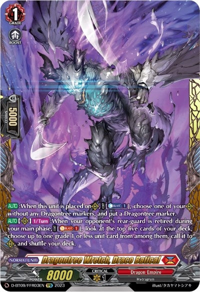 Image for Dragontree Wretch, Draco Batical (FFR) (D-BT09: Dragontree Invasion) (D-BT09/FFR03EN) - Cardfight Vanguard