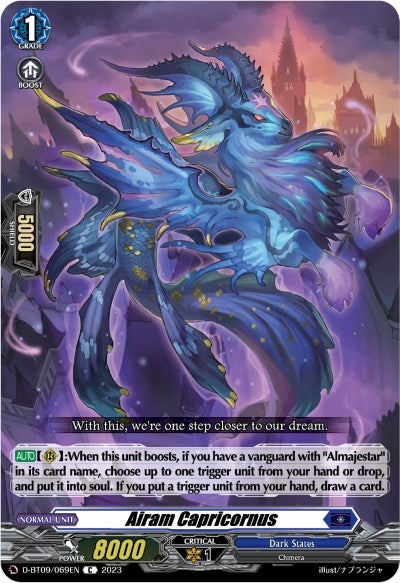 Image for Airam Capricornus (D-BT09: Dragontree Invasion) (D-BT09/069EN) - Cardfight Vanguard