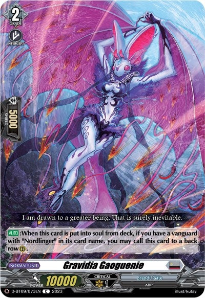 Image for Gravidia Gaoguenie (D-BT09: Dragontree Invasion) (D-BT09/073EN) - Cardfight Vanguard