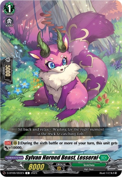 Image for Sylvan Horned Beast, Lesserai (D-BT09: Dragontree Invasion) (D-BT09/093EN) - Cardfight Vanguard