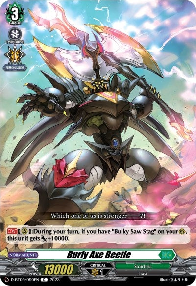 Image for Burly Axe Beetle (D-BT09: Dragontree Invasion) (D-BT09/090EN) - Cardfight Vanguard
