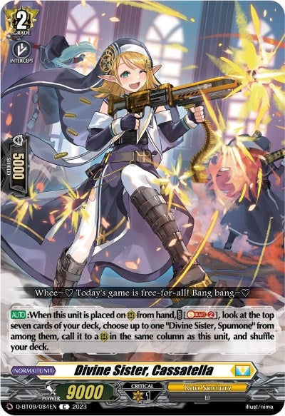 Image for Divine Sister, Cassatella (D-BT09: Dragontree Invasion) (D-BT09/084EN) - Cardfight Vanguard