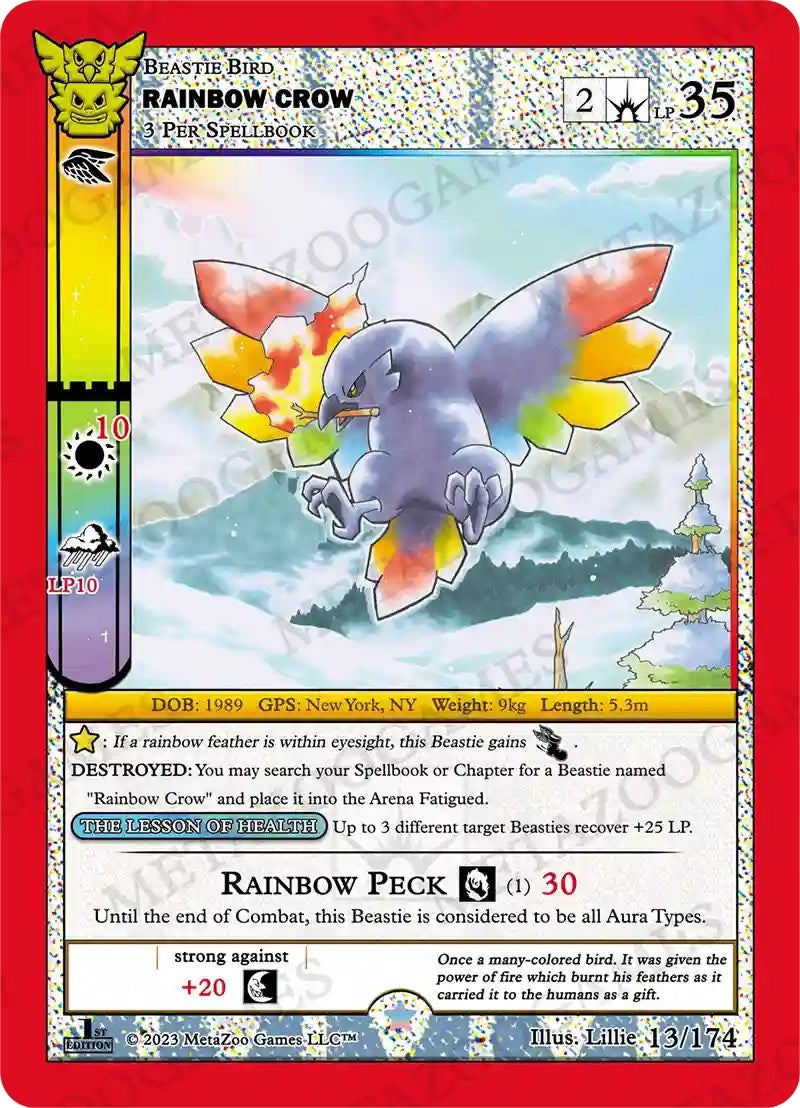 Image for Rainbow Crow (Native: First Edition) (13/174) - MetaZoo