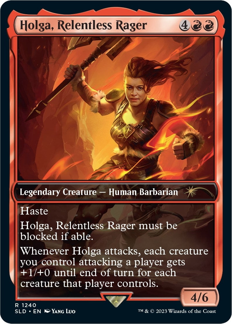 Image for Holga, Relentless Rager (Secret Lair Drop Series) (1240) - Magic: The Gathering