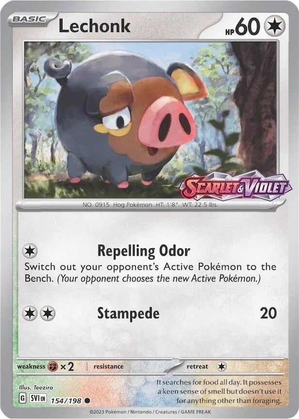 Image for Lechonk - 154/198 (Store Promo) (Miscellaneous Cards & Products) (154/198) - Pokemon