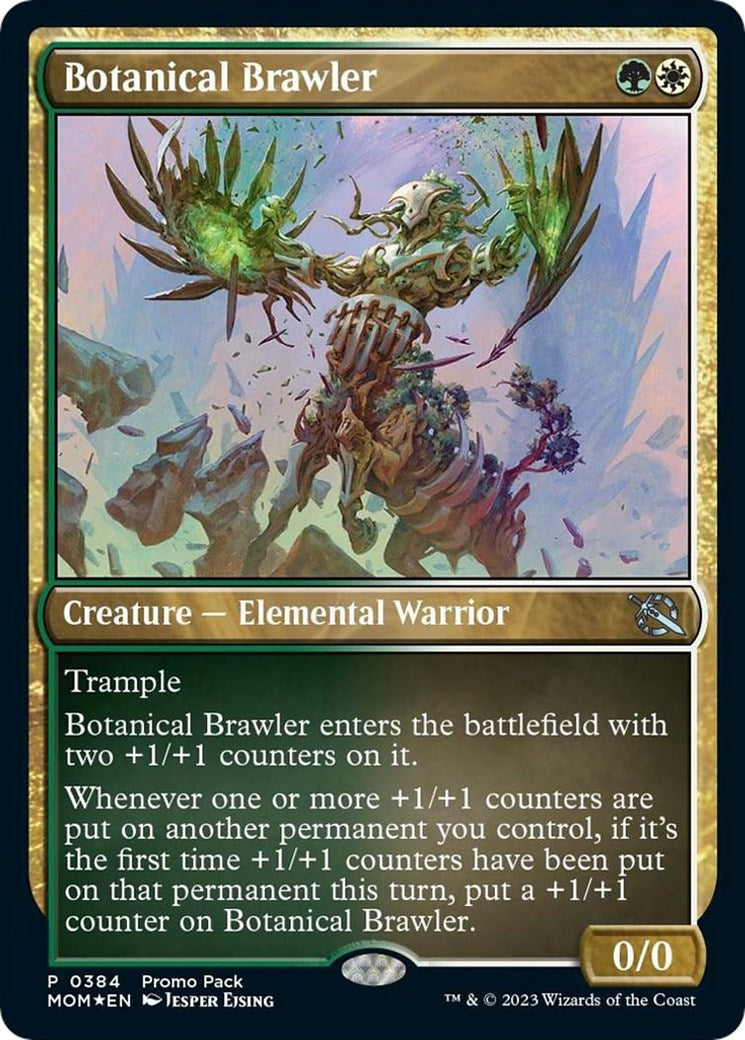 Image for Botanical Brawler (Promo Pack: March of the Machine) (384) - Magic: The Gathering