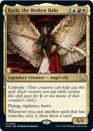 Image for Kasla, the Broken Halo (Commander: March of the Machine) (4) - Magic: The Gathering