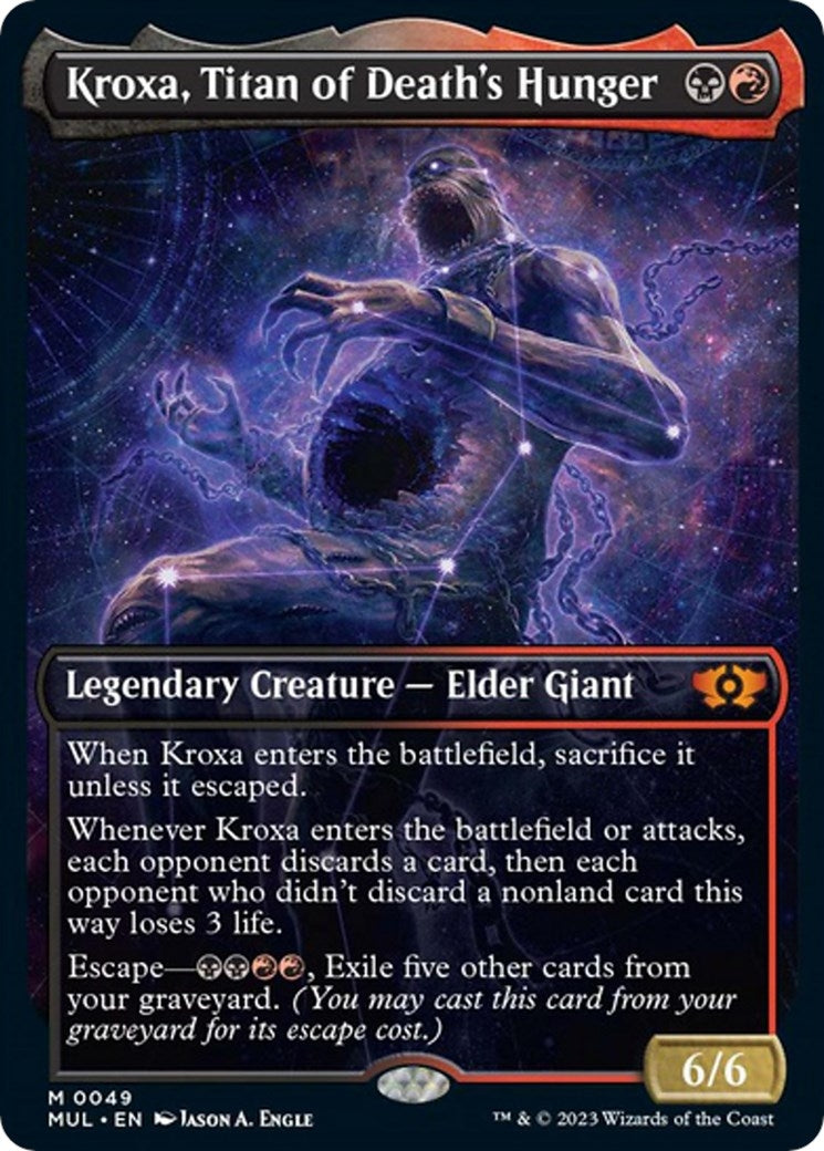 Image for Kroxa, Titan of Death's Hunger (March of the Machine: Multiverse Legends) (49) - Magic: The Gathering