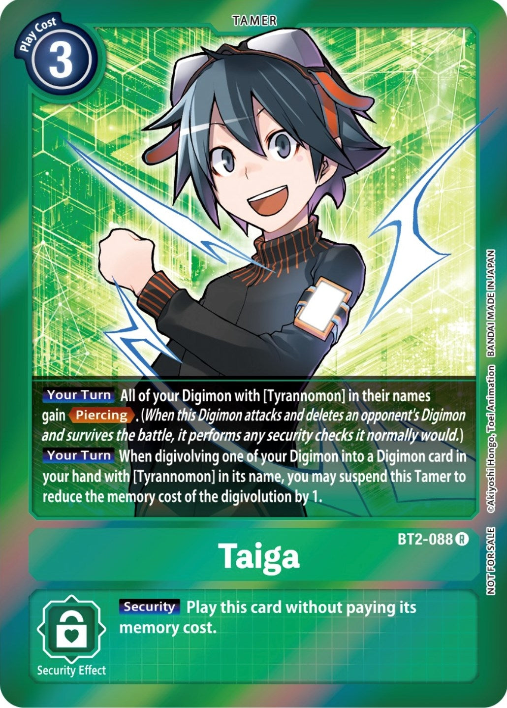 Image for Taiga (Event Pack 4) (BT01-03A) (BT2-088 R) - Digimon Card Game