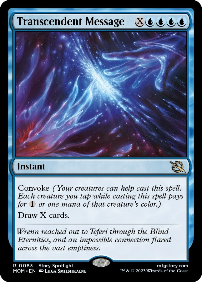 Image for Transcendent Message (March of the Machine) (83) - Magic: The Gathering
