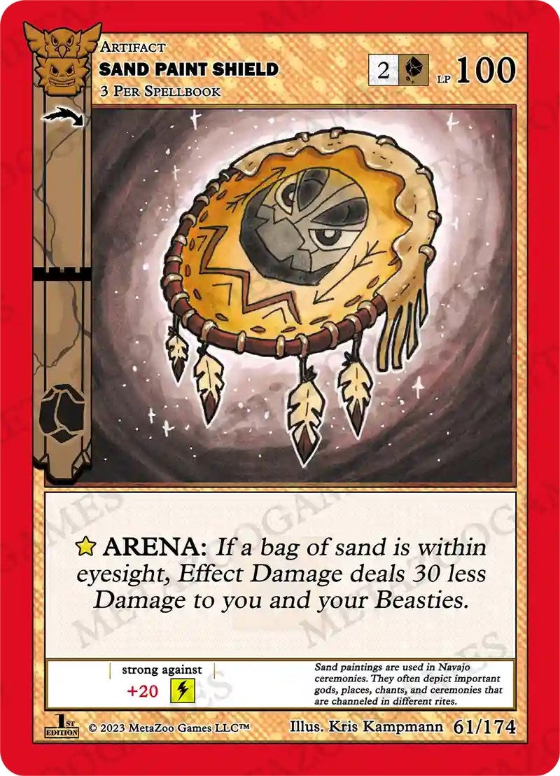 Image for Sand Paint Shield (Native: First Edition) (61/174) - MetaZoo