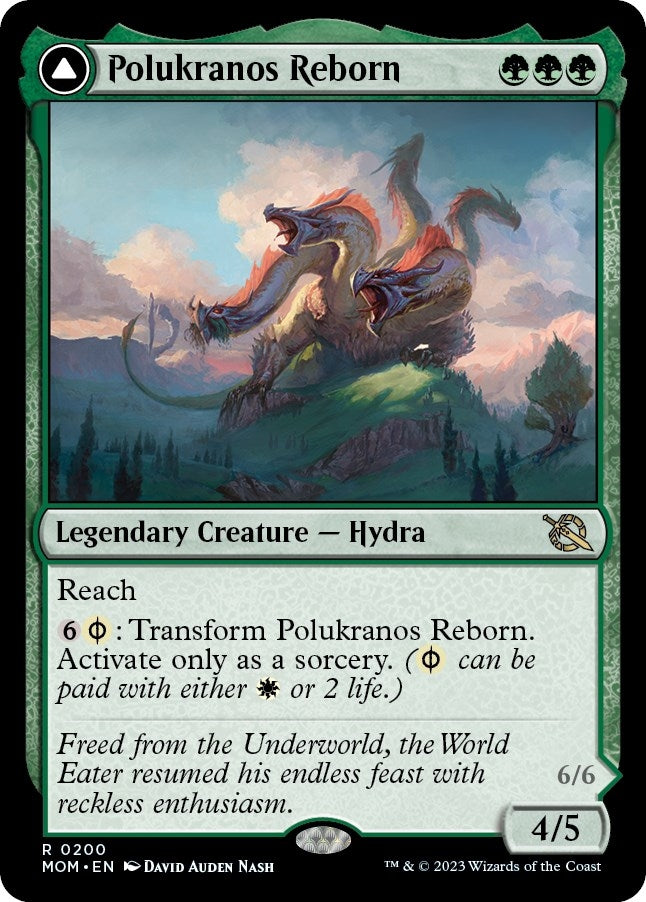 Image for Polukranos Reborn (March of the Machine) (200) - Magic: The Gathering