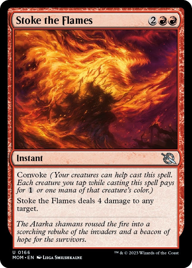 Image for Stoke the Flames (March of the Machine) (166) - Magic: The Gathering