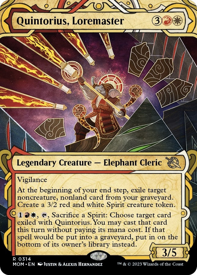 Image for Quintorius, Loremaster (Showcase) (March of the Machine) (314) - Magic: The Gathering