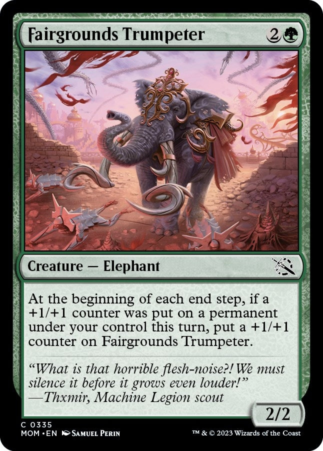 Image for Fairgrounds Trumpeter (March of the Machine) (335) - Magic: The Gathering