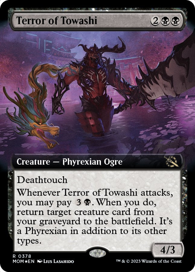Image for Terror of Towashi (Extended Art) (March of the Machine) (378) - Magic: The Gathering