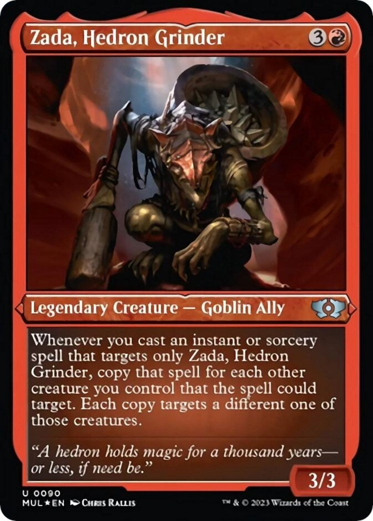 Image for Zada, Hedron Grinder (Foil Etched) (March of the Machine: Multiverse Legends) (90) - Magic: The Gathering