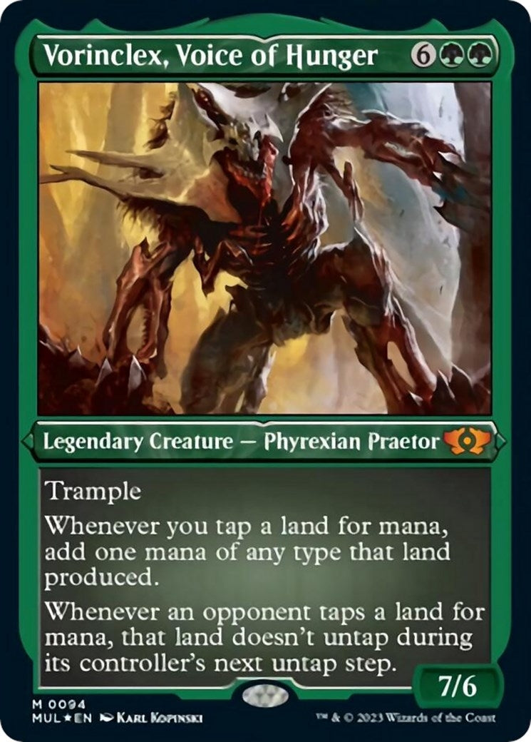 Image for Vorinclex, Voice of Hunger (Foil Etched) (March of the Machine: Multiverse Legends) (94) - Magic: The Gathering