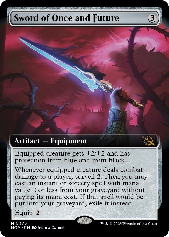 Image for Sword of Once and Future (Extended Art) (March of the Machine) (375) - Magic: The Gathering