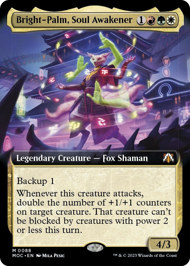 Image for Bright-Palm, Soul Awakener (Extended Art) (Commander: March of the Machine) (88) - Magic: The Gathering