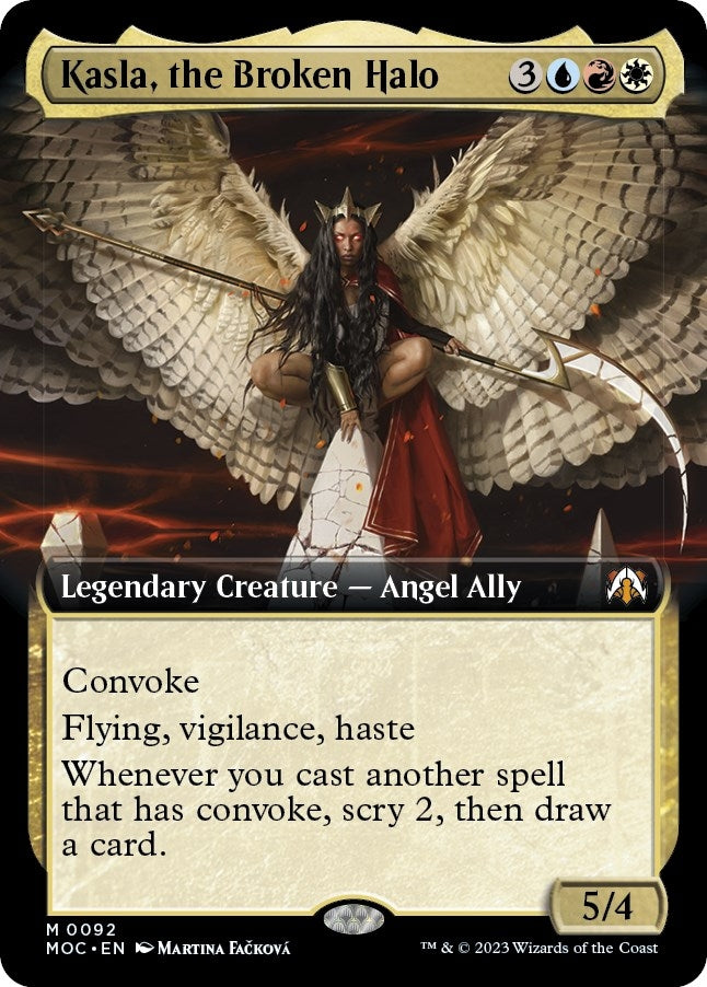 Image for Kasla, the Broken Halo (Extended Art) (Commander: March of the Machine) (92) - Magic: The Gathering
