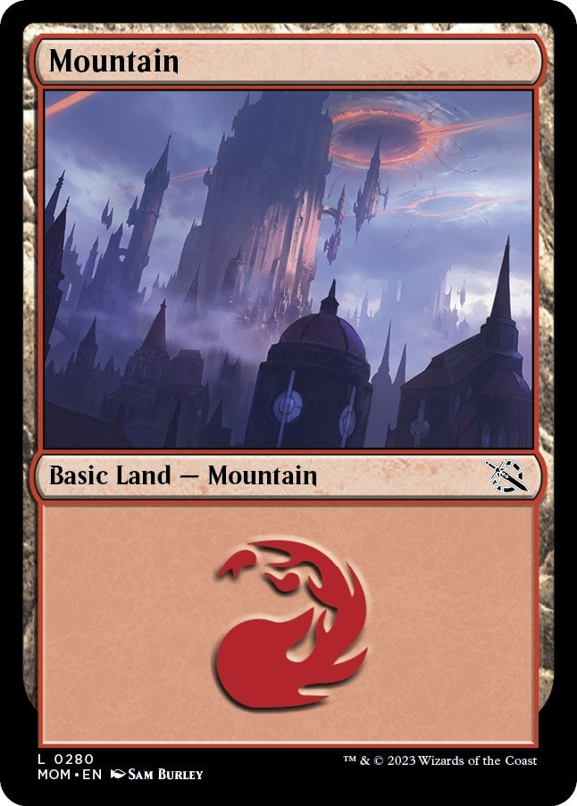 Image for Mountain (0280) (March of the Machine) (280) - Magic: The Gathering