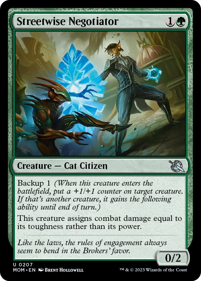 Image for Streetwise Negotiator (March of the Machine) (207) - Magic: The Gathering