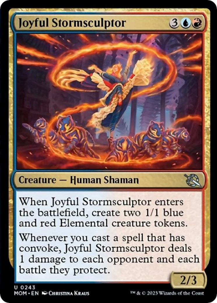Image for Joyful Stormsculptor (March of the Machine) (243) - Magic: The Gathering