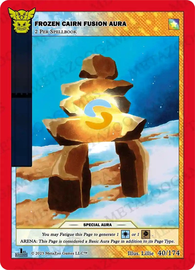 Image for Frozen Cairn Fusion Aura (Native: First Edition) (40/174) - MetaZoo