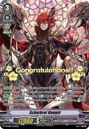 Image for Scharhrot Vampir (Congratulations Hot Stamp) (Bushiroad Event Cards) (BSF2021/VGP03EN) - Cardfight Vanguard