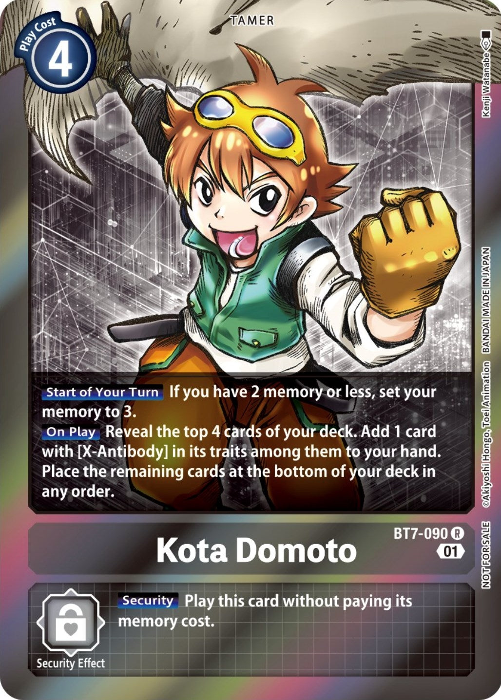 Image for Kota Domoto (Event Pack 4) (BT07) (BT7-090 R) - Digimon Card Game