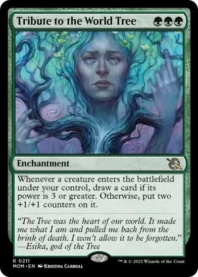 Image for Tribute to the World Tree (March of the Machine) (211) - Magic: The Gathering