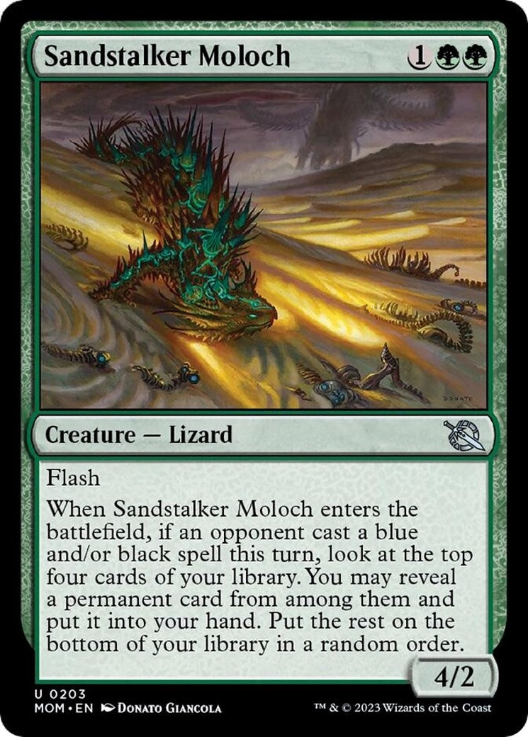 Image for Sandstalker Moloch (March of the Machine) (203) - Magic: The Gathering