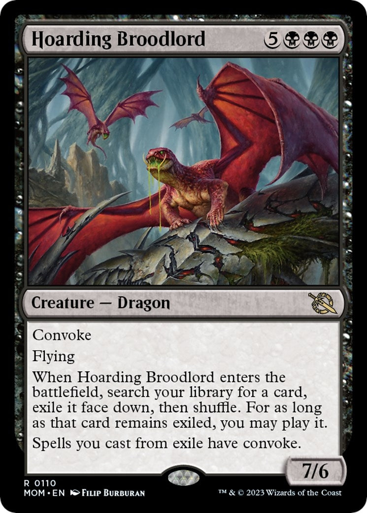 Image for Hoarding Broodlord (March of the Machine) (110) - Magic: The Gathering